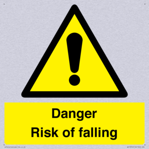 Danger Risk of falling